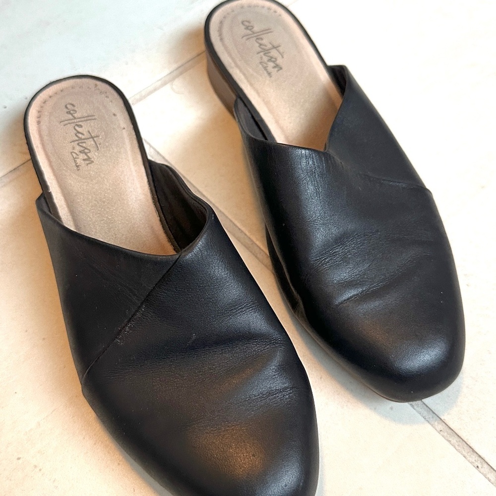 Clarks Collection Slip On Mule Clog - Size 7.5 - image 1